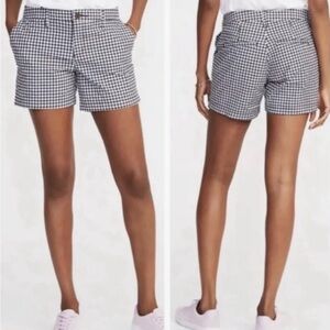 Old Navy Plus Size Gingham Women’s Shorts - Navy & White